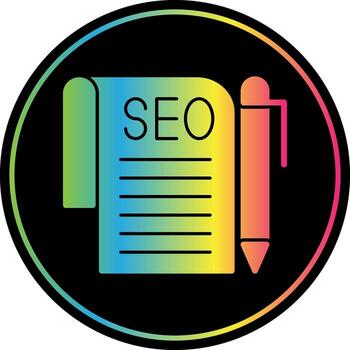 Script Vector Icon Design