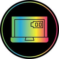 Laptop charging Vector Icon Design