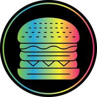 hamburguesa con queso vector icono diseño