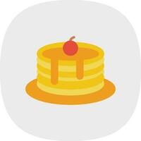 Pancakes Vector Icon Design