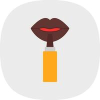 Lip Liner Vector Icon Design