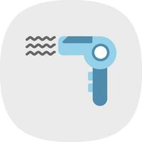 Hair Dryer Vector Icon Design