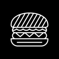 tofu hamburguesa vector icono diseño