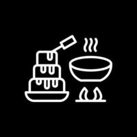 Chocolate Fondue Vector Icon Design