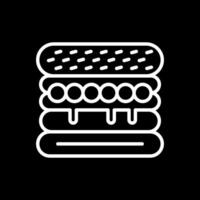 Margherita Sandwich Vector Icon Design