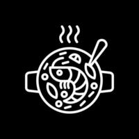 Seafood Paella Vector Icon Design