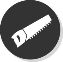 Hand saw Vector Icon Design