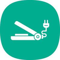 Hair Straightener Vector Icon Design