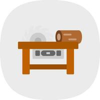 Sawmill Vector Icon Design