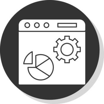 diseño de icono de vector de navegador web
