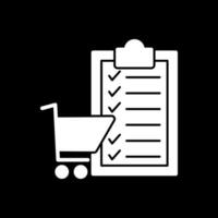 Shopping List Vector Icon Design