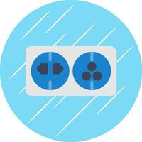 Wall socket Vector Icon Design