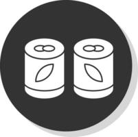 Sushi Roll Vector Icon Design