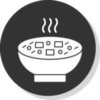 miso sopa vector icono diseño