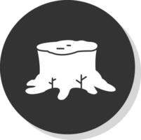 Stump Vector Icon Design