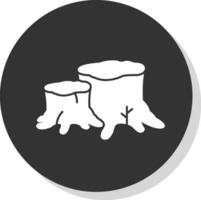 Stump Vector Icon Design