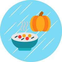 Pumpkin Soup Vector Icon Design
