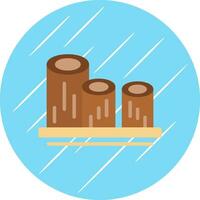 Log Vector Icon Design