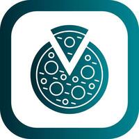 Veggie Pizza Vector Icon Design