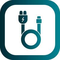 Power cable Vector Icon Design