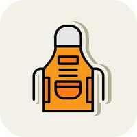 Apron Vector Icon Design