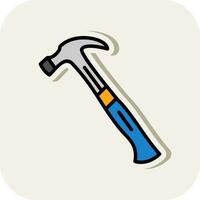 Hammer Vector Icon Design