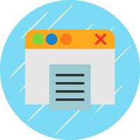 Web Browser Vector Icon Design