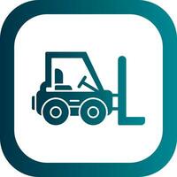 Forklift Vector Icon Design