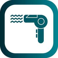 Hair Dryer Vector Icon Design