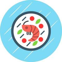 langosta sopa de mariscos vector icono diseño