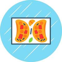 Shrimp Tacos Vector Icon Design