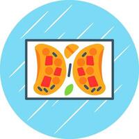 Shrimp Tacos Vector Icon Design