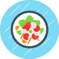 Quinoa Salad Vector Icon Design