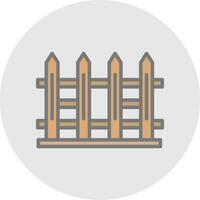 Fence Vector Icon Design