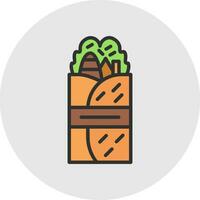 Cobb Wrap Vector Icon Design