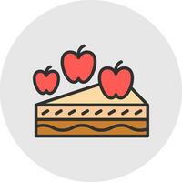 Apple Crisp Vector Icon Design