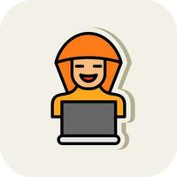 Hacker Vector Icon Design