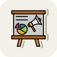 Presentation Vector Icon Design