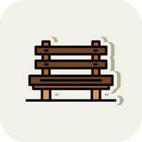 Bench Vector Icon Design