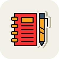 Notepad Vector Icon Design