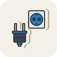 Plug Vector Icon Design