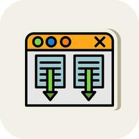 Web Browser Vector Icon Design