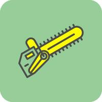 Chainsaw Vector Icon Design