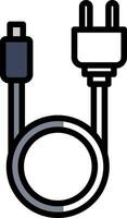 Search Cable Vector Icon Design