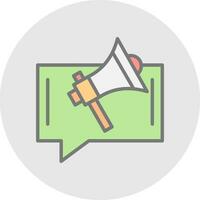 Megaphone Vector Icon Design