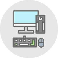 Computer Vector Icon Design