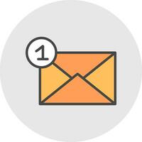 diseño de icono de vector de correo