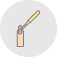 Nail File Vector Icon Design