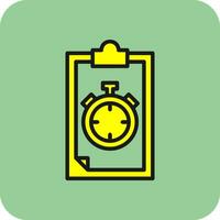 Alarm Clock Vector Icon Design