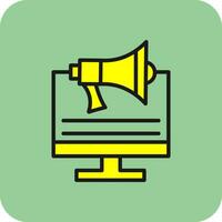 Megaphone Vector Icon Design